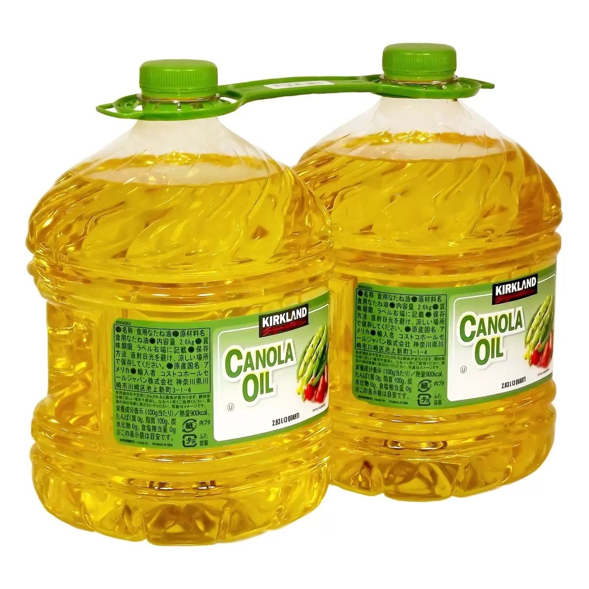 【コストコ】カークランドシグネチャー キャノーラオイル 2.6kg x 2｜常温