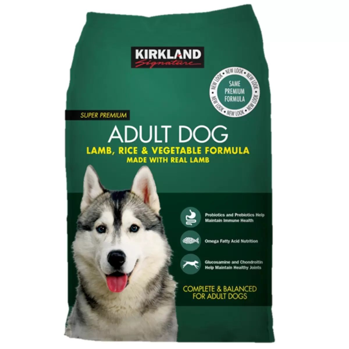 【コストコ】カークランドシグネチャー 成犬用 18kg ラム,ライス,ベジタブル｜常温