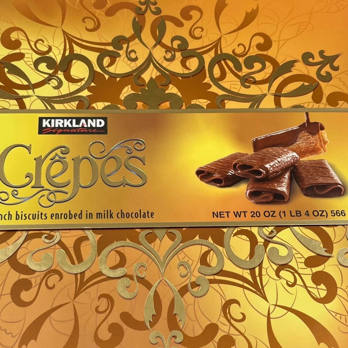 【コストコ】KIRKLAND SIGNATURE チョコレートクレープ｜常温