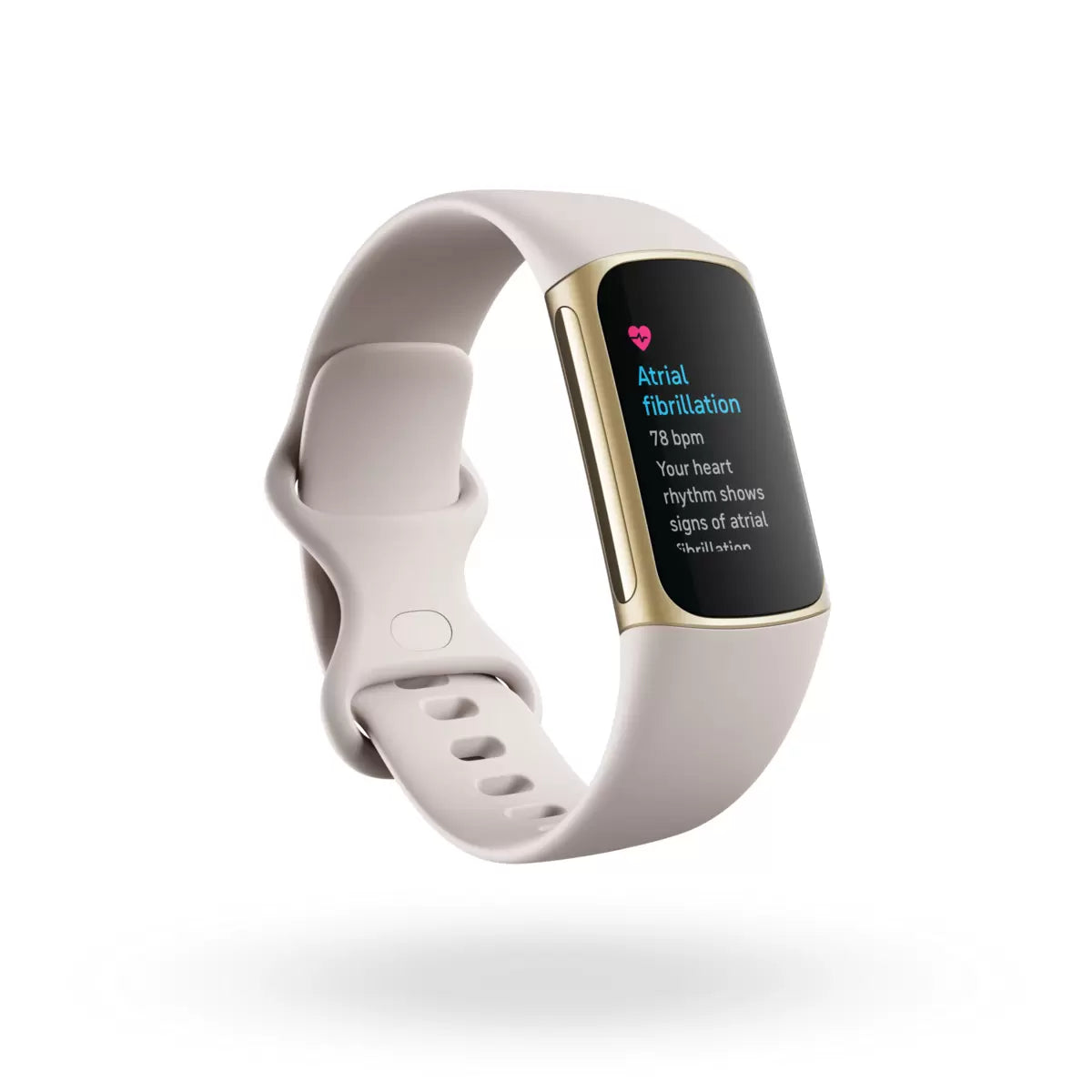 【コストコ】fitbit Charge 5 健康管理トラッカー FB421GLWT-FRCJK ルナホワイト／ソフトゴールド ステンレススチール｜常温