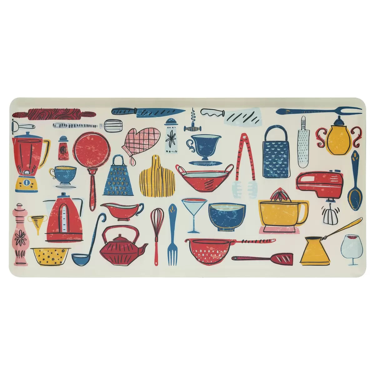 【コストコ】スプリームクラウド キッチンマット 50x99x1.5cm イエロー｜常温